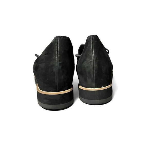 🌻Eileen Fisher Black Ken Tumbled Nubuck Sandal Size 8.5 - Picture 2 of 10